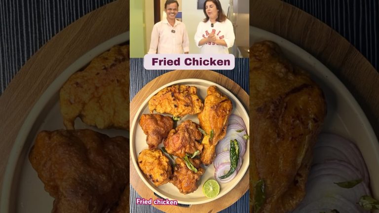 Farah khan’s Special Fried Chicken #shorts #farahkhan #chickenfry #viral Chicken ke Pakode