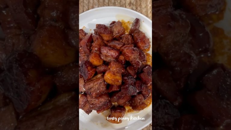 BRAISED PORK BELLY #shorts #video #recipe