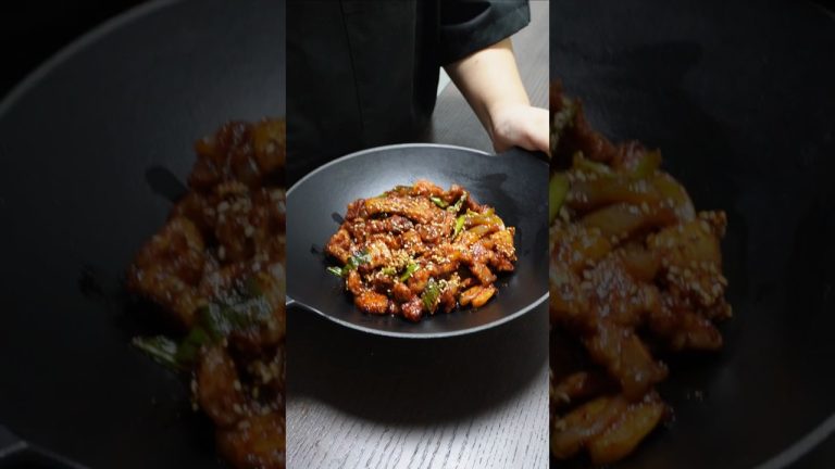Korean Soul Food Korean Food Spicy Stir-Fried Pork BBQ Jeyukbokkeum Recipe
