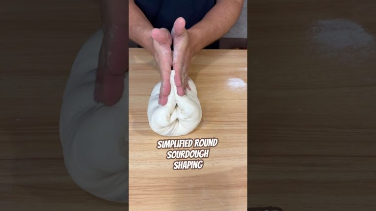 Simplified Shaping Sourdough #shorts