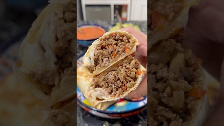 ✨BURRITOS DE CARNE 100% CASEROS✨ #Burritos #burritosdecarne #burritoscaseros