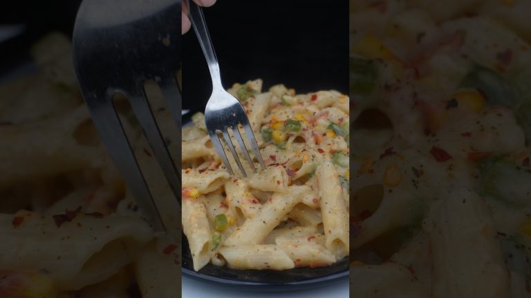 White Sauce Pasta Asmr #shorts