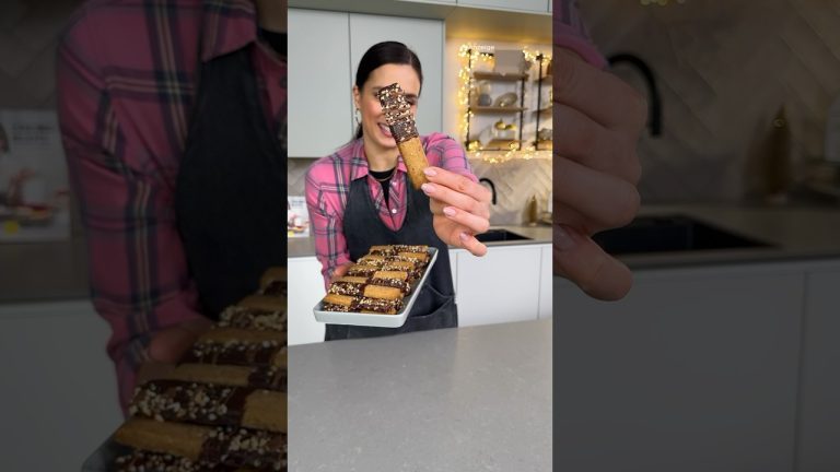 Haselnuss Schokoladen Stangen #plätzchen #backen