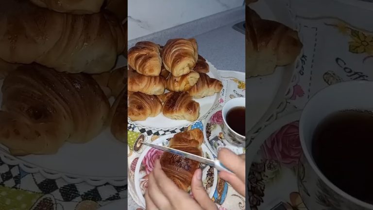 the sweetest buns#sweetfoods #bunstyles #bun #buns #baking #croissant #булочки #круасаны #cooking
