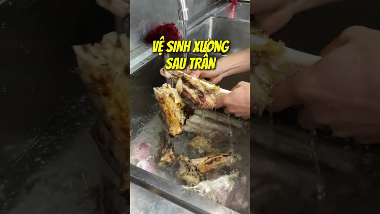 Phở Bò – cách sử lý xương trước khi hầm