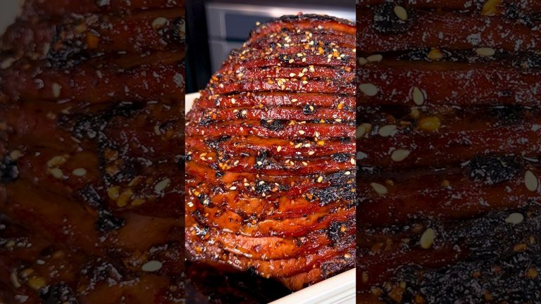 Roasted Ham with Salsa Macha The Best Recipe #shorts