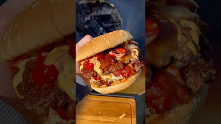 🌶️ Spicy Smashed Burger 🍔 – ➡️ Someone HUNGRY ⁉️😁