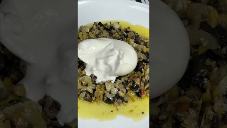 BURRATA CON ACEITUNAS DEBES DE PROBARLO