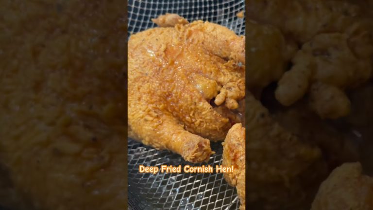 Deep Fried Cornish Hen!!  #deepfried  #thanksgiving #foodie #food