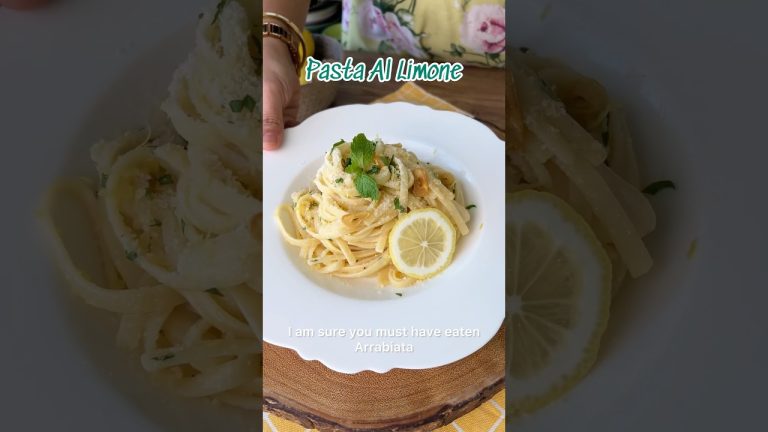 Pasta Al Limone – Super Delicious & Easy to Make Pasta 🍋😍