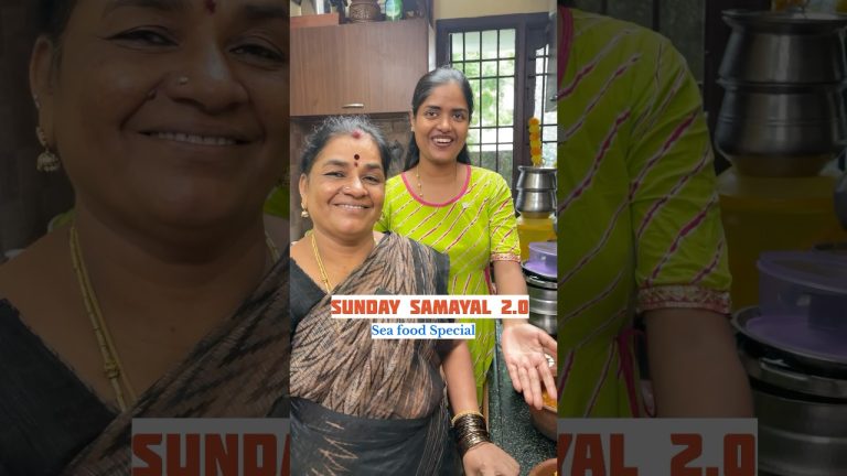 Sunday Samayal 2.0🔥| Seafood Spl❤️ #shorts #ashortsaday #sundaysamayal