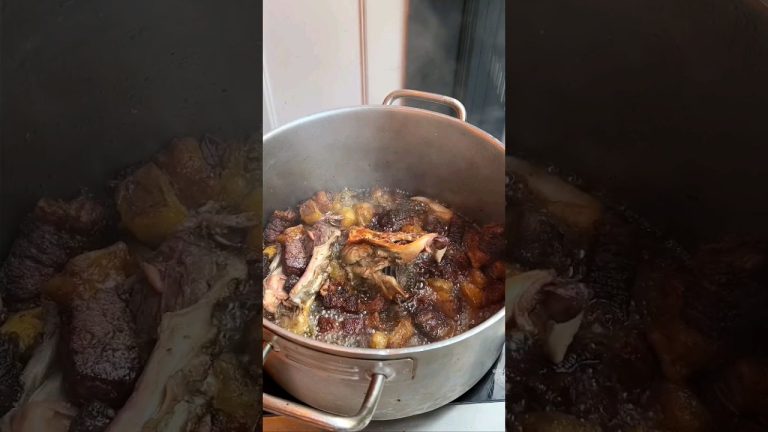 How to Make a Beef Stock CHEF SKILLS #chef #shorts