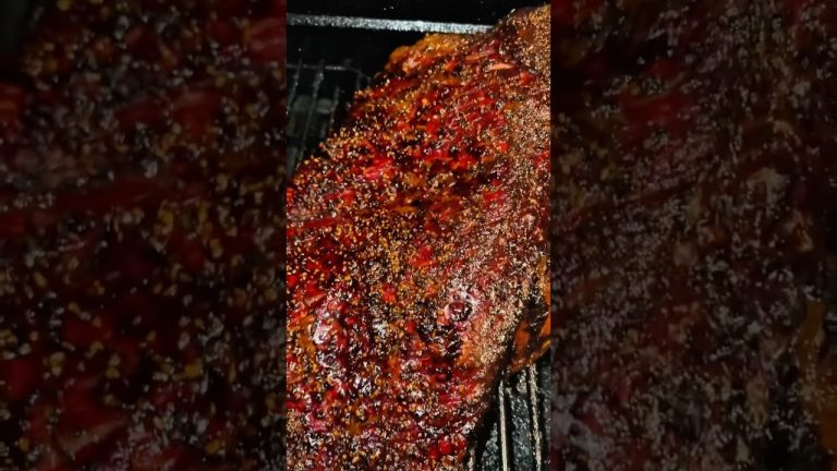How To cook PERFECT BRISKET in 21 seconds! 🔥 #bbq #brisket #texasbbq