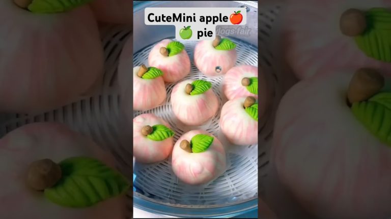 Yammy Mini apple🍎Bread🍞Satisfying&Creative Dough pastry recipes.#shorts #beaking #foodie #trending
