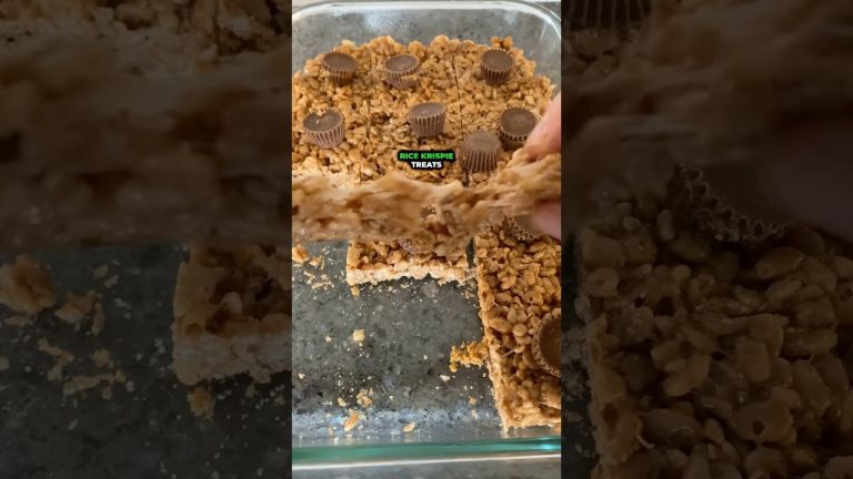 You’ve NEVER Had Rice Krispies Like This! 😱 Reese’s Edition! #shorts #food