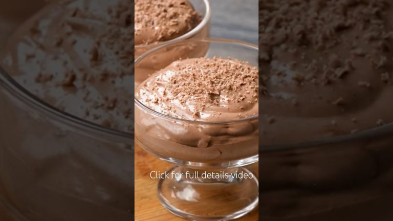 Chocolate Mousse Recipe #shorts