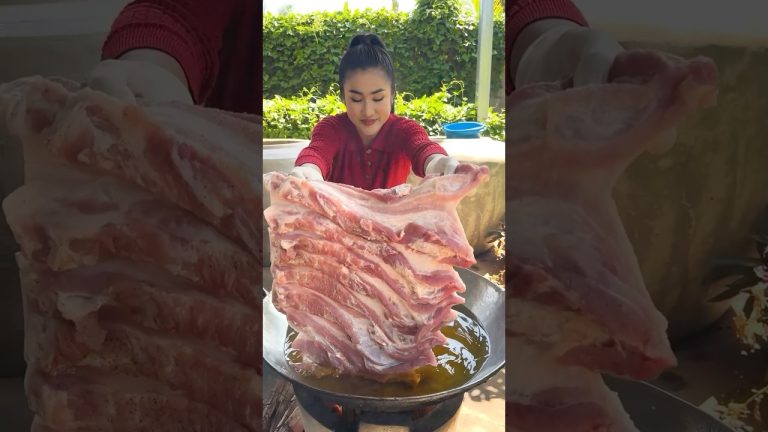 Yummy crispy pork belly