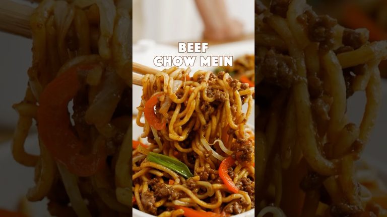 Easy Beef Chow Mein under 30 minutes!