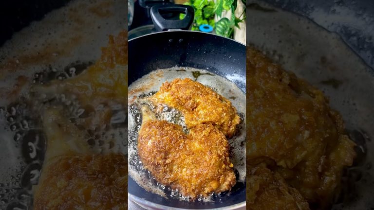 The best crispy fried chicken 🍗 kFC style #kfc #friedchicken #asmr #chickenrecipe