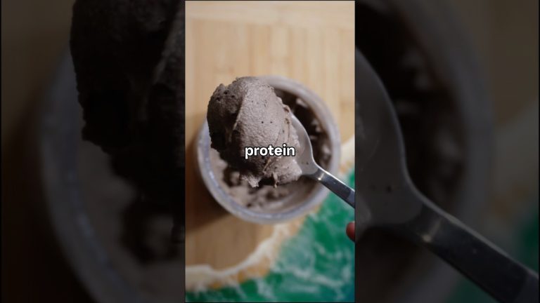 Chocolate McFlurry Protein Ice Cream Recipe #shorts #diet #gym #protein