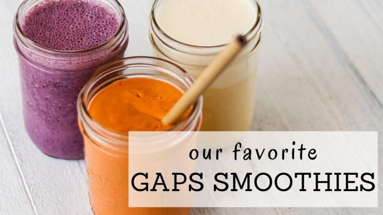 Our Favorite GAPS Smoothies | GAPS DIET RECIPES | Bumblebee Apothecary