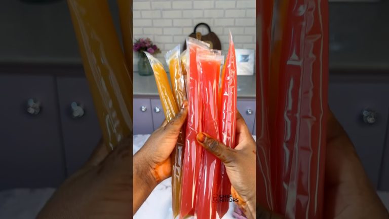 Fruit juice packs for kids with Renato juicer