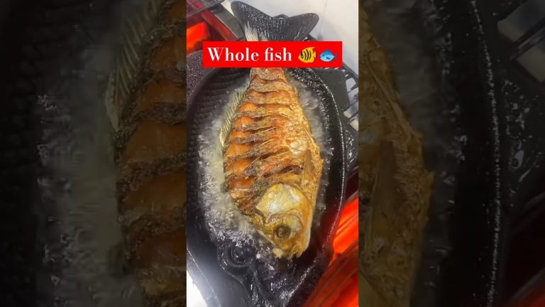 Whole fish fry 🐠🐟 delicious recipes #streetfood #ludhianafoodies #fish #food #foodie #fish #shorts