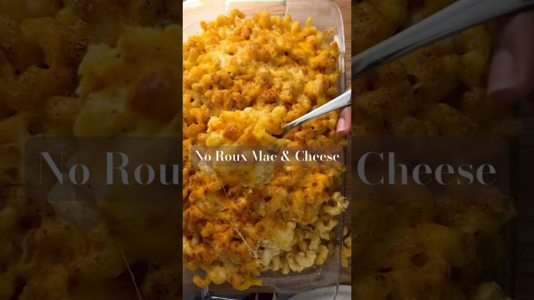 No Roux Mac & Cheese | Holiday Sides Idea #macandcheese #holidayrecipes