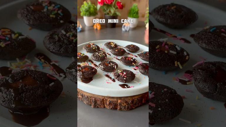 Trending recipe of oreo mini cake #shorts #dessert #chocolate #recipe #oreo