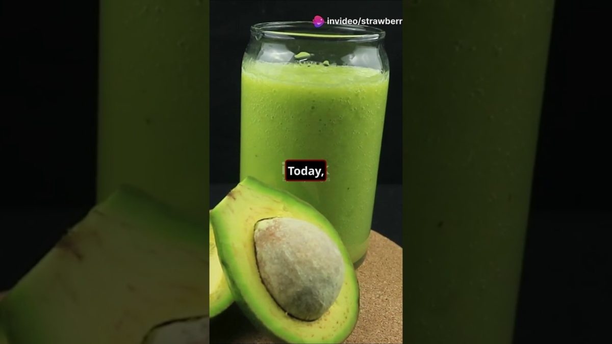 CREAMY Avocado Smoothie Recipe TO TRY TODAY? #youtubeshorts #avocado #smoothierecipes