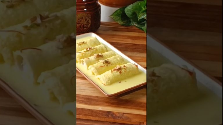 Creamy Bread Malai Roll Recipe 😋🤤😍 Anyone Can Make This ❤️ #shorts #recipe