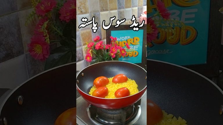 Red Sauce Pasta.#kitchenwithsidra #snackslover #EasyRecipes#foryou #foryoupage #reel #trending