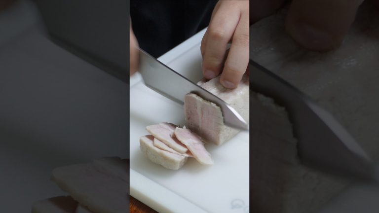 Korean Cold Boiled Pork Belly Recipe Simple Sous vide at Home