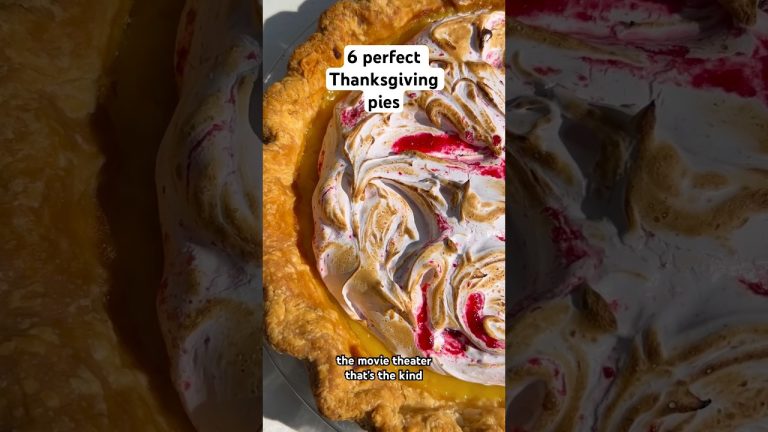Six new Thanksgiving pies! Which are you making? #recipe #thanksgiving #pie #dessert #baking