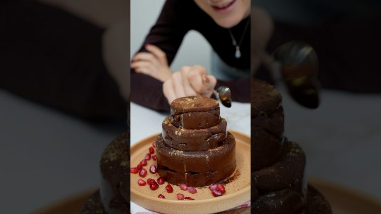 Gesunder Schokoladenpudding 🍫🧡 einfaches Dessert 🌟 #mrsflury #vegan