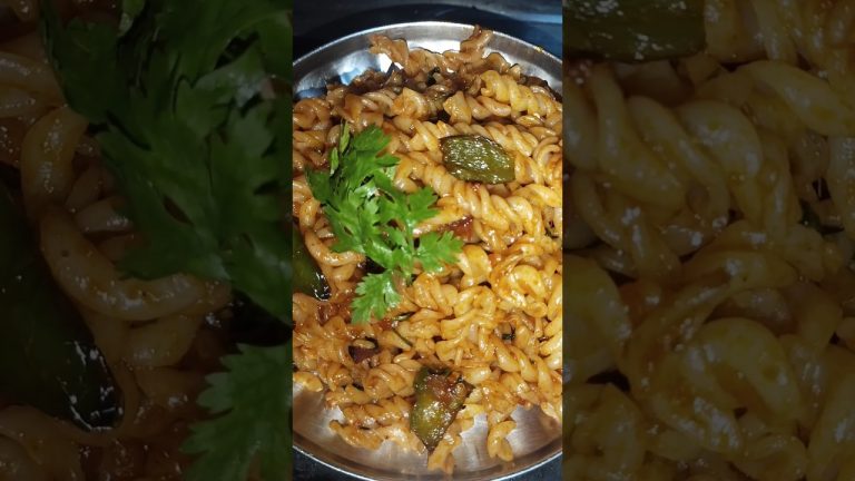ಪಾಸ್ತ Recipe #Isiri Kichen #Pasta  Street @ Masala Pasta Food