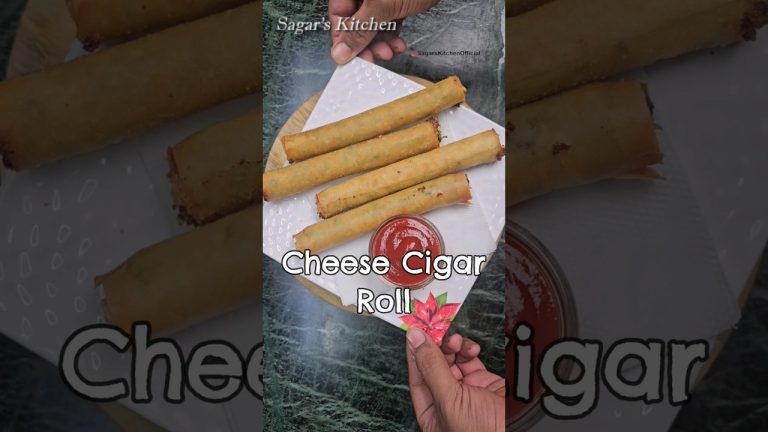 Cheese Cigar Rolls Recipe #Shorts
