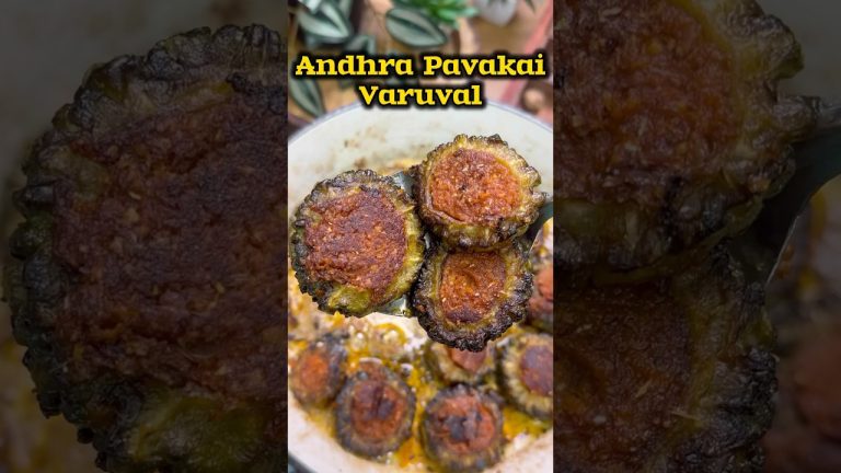 ஆந்திரா பாவக்காய் வறுவல்😋👌| Andhra Paavakai varuval recipe😋👌#shorts #pavakkafry