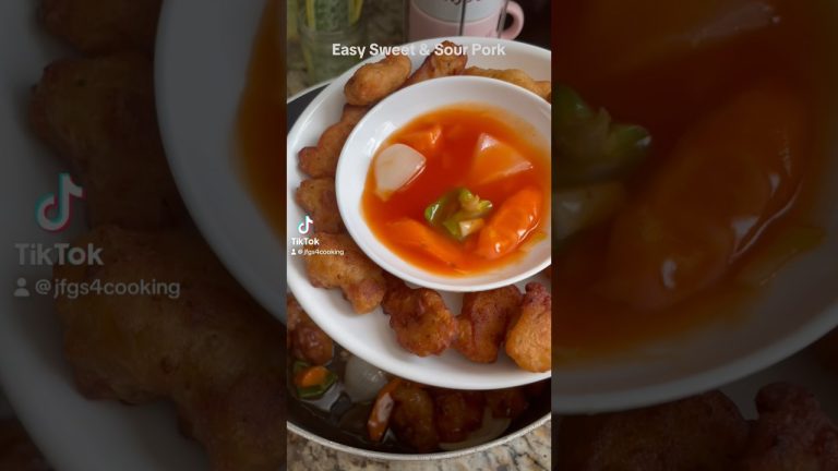 Make easy Sweet & Sour Pork #porkrecipe #filipinofood #pork k
