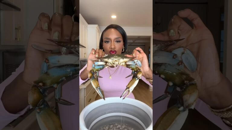 BEST BLUE CRAB RECIPE🦀 #crab #bluecrab