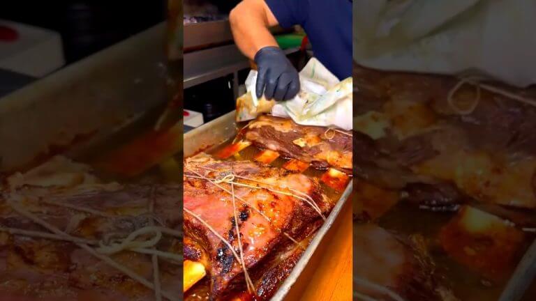 Biggest beef steak #food