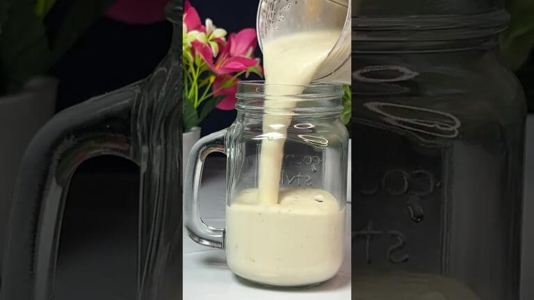 Healthy Pear-Banana Smoothie with Honey  #shorts #smoothie