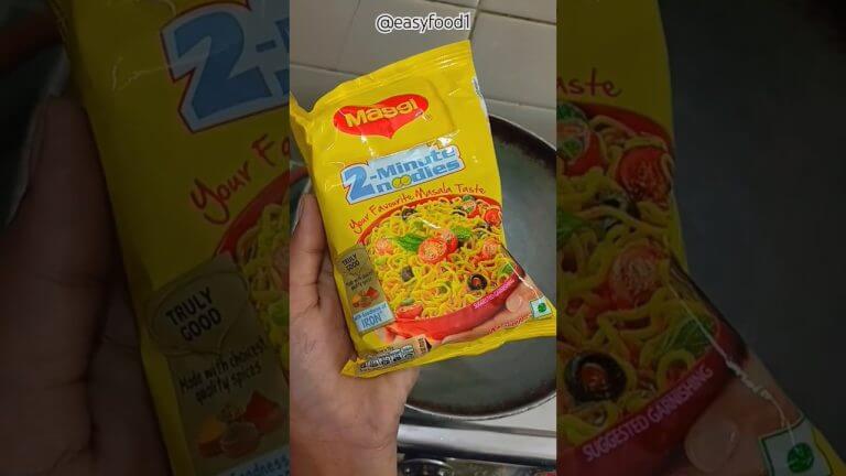 Just A Simple Regular Maggie recipe 🍜😋 #shorts #shortsviral #maggierecipe #maggiereceipe #maggie