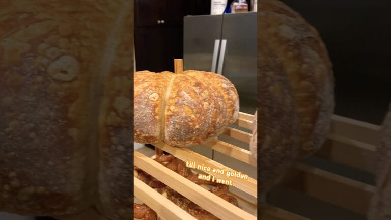 Beautiful Pumpkin Sourdough #sourdough #baking
