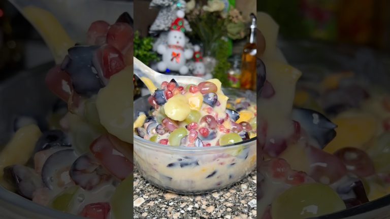 FRUIT CUSTARD # #christmasfoodideas