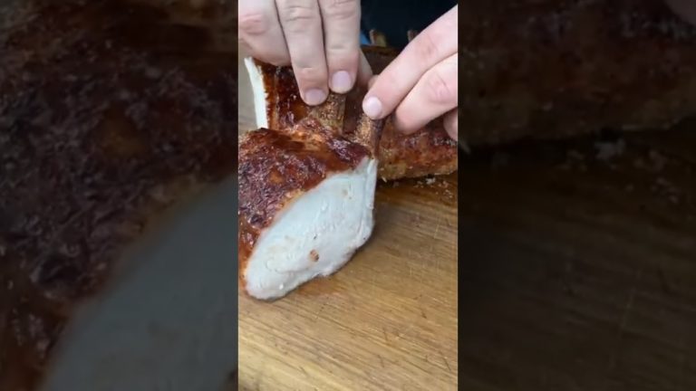 Saftig lecker BBQ Karree 🔥 #030bbq #gasgrill #grillen