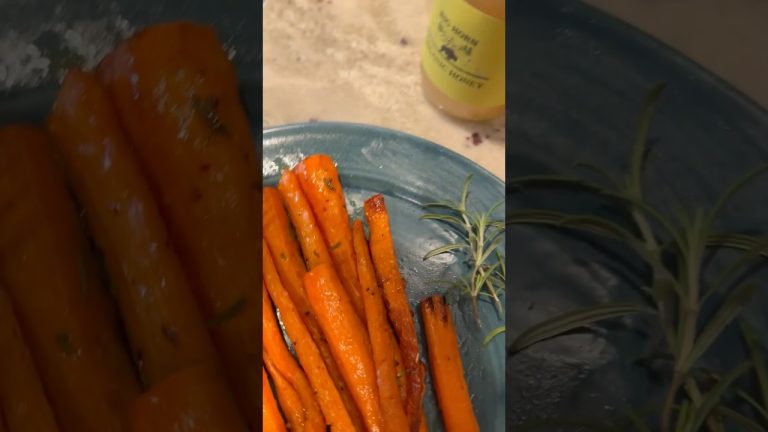 HONEY GLAZED CARROT PERFECTION! Easy Christmas Side Dish Recipe