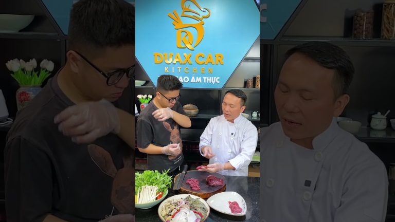 Lẩu –  thái thịt thế nào cho đúng