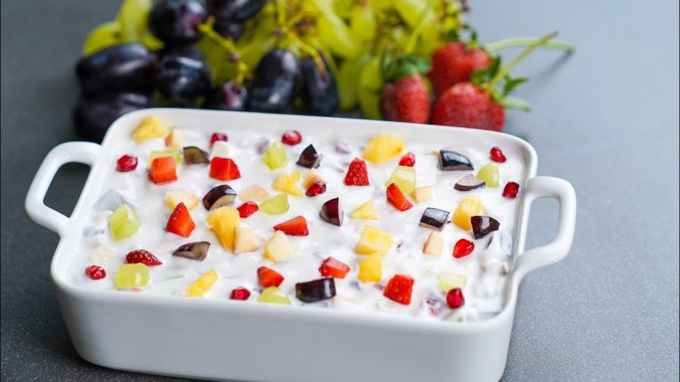 Fruit Yogurt Recipe | Creamy & Delicious Fruit Yogurt | Yogurt & Fruit Dessert Recipe | N'Oven