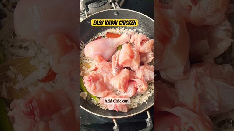 Hotel Style Kadai Chicken🍗#recipe #shorts #youtubeshorts #viralrecipe  #minivlog #recipeoftheday